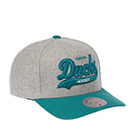 Бейсболка MITCHELL NESS арт. HP14538-ADUGREY Anaheim Ducks NHL (серый / бирюзовый)