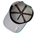 Бейсболка MITCHELL NESS арт. HP14538-ADUGREY Anaheim Ducks NHL (серый / бирюзовый)