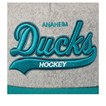 Бейсболка MITCHELL NESS арт. HP14538-ADUGREY Anaheim Ducks NHL (серый / бирюзовый)