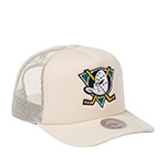 Бейсболка MITCHELL NESS арт. HT8615-ADUOFWH Anaheim Ducks NHL (кремовый)
