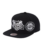 Бейсболка MITCHELL NESS арт. HS12160-CHOBLCK Charlotte Hornets NBA (черный)