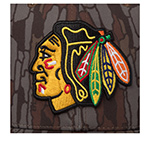 Бейсболка MITCHELL NESS арт. HP15005-CBHCAMO Chicago Blackhawks NHL (серый / коричневый)
