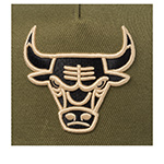 Бейсболка MITCHELL NESS арт. HP13207-CBUOLBK Chicago Bulls NBA (оливковый / черный)