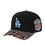 Бейсболка MITCHELL NESS арт. HP16212-LADBLCK Los Angeles Dodgers MLB (черный / голубой)