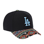 Бейсболка MITCHELL NESS арт. HP16212-LADBLCK Los Angeles Dodgers MLB (черный / голубой)