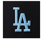 Бейсболка MITCHELL NESS арт. HP16212-LADBLCK Los Angeles Dodgers MLB (черный / голубой)