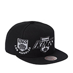 Бейсболка MITCHELL NESS арт. HS12816-LAKBLCK Los Angeles Kings NHL (черный / белый)