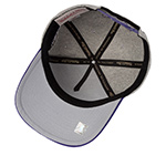 Бейсболка MITCHELL NESS арт. HP14543-LALGREY Los Angeles Lakers NBA (серый / фиолетовый)