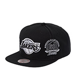 Бейсболка MITCHELL NESS арт. HS12818-LALBLCK Los Angeles Lakers NBA (черный)