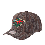 Бейсболка MITCHELL NESS арт. HP15005-MWICAMO Minnesota Wild NHL (серый / коричневый)