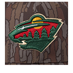 Бейсболка MITCHELL NESS арт. HP15005-MWICAMO Minnesota Wild NHL (серый / коричневый)