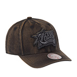 Бейсболка MITCHELL NESS арт. HP12163-P76BLCK Philadelphia 76Ers NBA (черный / бежевый)