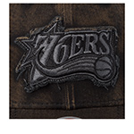 Бейсболка MITCHELL NESS арт. HP12163-P76BLCK Philadelphia 76Ers NBA (черный / бежевый)