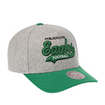 Бейсболка MITCHELL NESS арт. HP14540-PEAGREY Philadelphia Eagles NFL (серый / зеленый)