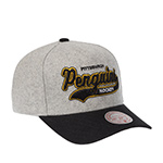 Бейсболка MITCHELL NESS арт. HP14539-PPEGREY Pittsburgh Penguins NHL (серый / черный)