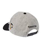 Бейсболка MITCHELL NESS арт. HP14539-PPEGREY Pittsburgh Penguins NHL (серый / черный)