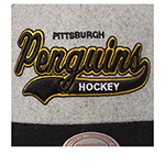 Бейсболка MITCHELL NESS арт. HP14539-PPEGREY Pittsburgh Penguins NHL (серый / черный)