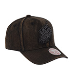 Бейсболка MITCHELL NESS арт. HP12163-SASBLCK San Antonio Spurs NBA (черный / бежевый)