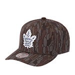 Бейсболка MITCHELL NESS арт. HP15005-TMLCAMO Toronto Maple Leafs NHL (серый / коричневый)