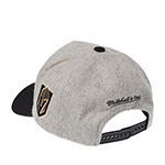 Бейсболка MITCHELL NESS арт. HP14539-VGKGREY Vegas Golden Knights NHL (серый / черный)