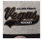 Бейсболка MITCHELL NESS арт. HP14539-VGKGREY Vegas Golden Knights NHL (серый / черный)