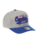 Бейсболка MITCHELL NESS арт. HP14538-WCAGREY Washington Capitals NHL (серый / синий)