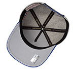 Бейсболка MITCHELL NESS арт. HP14538-WCAGREY Washington Capitals NHL (серый / синий)