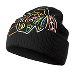 Шапка MITCHELL NESS арт. HK12165-CBHBLCK Chicago Blackhawks NHL (черный)