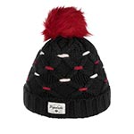 Шапка PIPOLAKI арт. K2506 ABESI (черный / красный)