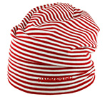 Шапка HAMMABURG арт. 8699903 LONG BEANIE REVERSIBLE JERSEY (красный / белый)