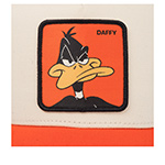 Бейсболка CAPSLAB арт. CL/LOO11/1/CT/DAF Looney Tunes Daffy Duck (оранжевый / кремовый)