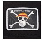 Бейсболка CAPSLAB арт. CL/OP5/1/PCT/FLA One Piece Straw hat crew (черный)