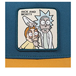 Бейсболка CAPSLAB арт. CL/REM5/1/CT/MBL Rick and Morty Together (бирюзовый / желтый)