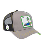 Бейсболка CAPSLAB арт. CL/SMK2/1/CAS/LUI2 Super Mario Luigi (светло-серый)