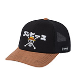 Бейсболка CAPSLAB арт. CL/OP6/1/PCS/ONE One Piece Skull (черный / светло-коричневый)