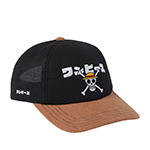 Бейсболка CAPSLAB арт. CL/OP6/1/PCS/ONE One Piece Skull (черный / светло-коричневый)