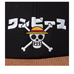 Бейсболка CAPSLAB арт. CL/OP6/1/PCS/ONE One Piece Skull (черный / светло-коричневый)