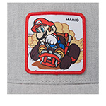 Бейсболка CAPSLAB арт. CL/SMK3/1/PCT/VRO Super Mario Mario (светло-серый)