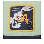 Бейсболка CAPSLAB арт. CL/LOO13/1/PCTBADB Looney Tunes Daffy Duck and Bugs Bunny (мятный / темно-синий)