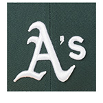 Бейсболка NEW ERA арт. 60646797 Oakland Athletics MLB (темно-зеленый / желтый)