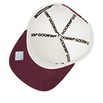 Бейсболка GOORIN BROTHERS арт. 101-2968 (бордовый / белый)